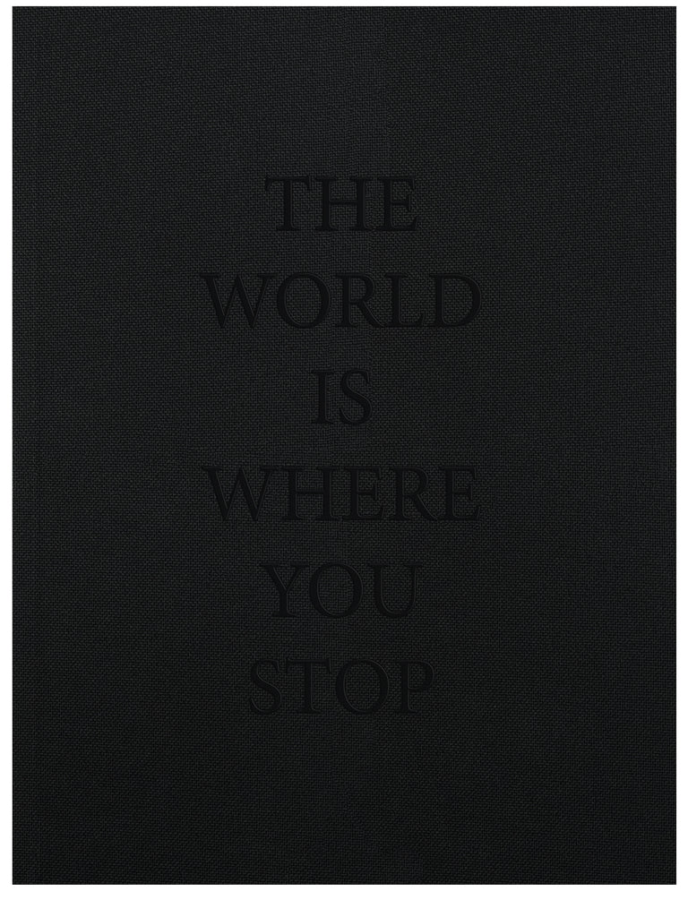 The World Is Where You Stop